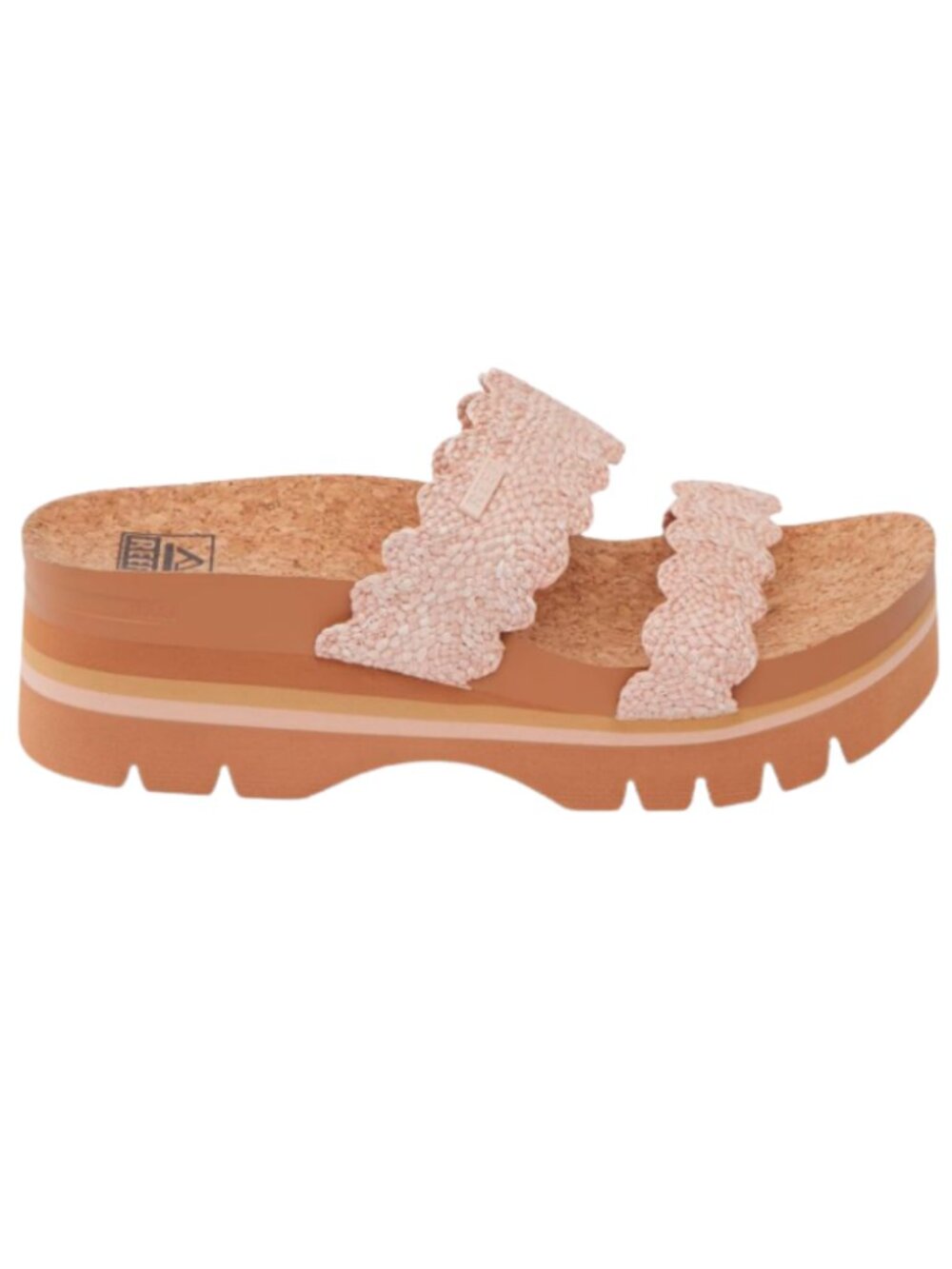 REEF Cushion Vista Higher Women’s Sandals – Scalloped Rose